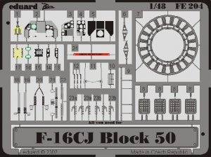 Eduard FE204 F-16CJ Block 50 1:48 Hasegawa