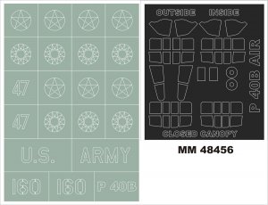 Montex MM48456 P-40B AIRFIX 1/48