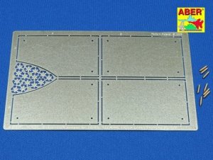 Aber 16037 Tiger II Henshel Vol.4 - Armour for grilles (1:16)