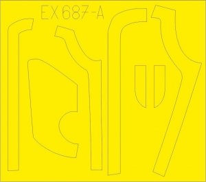 Eduard EX687 B-17G antiglare panels (DL & BO production) 1/48 HKM