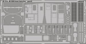 Eduard 49473 B-24D front interior 1/48 Revell Academy