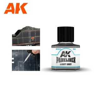 AK Interactive AK12019 LIGHT GREY PANELINER – PANELADOR GRIS CLARO