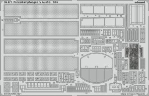 Eduard 36471 Panzerkampfwagen IV Ausf.G TAMIYA 1/35