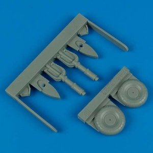 Quickboost QB48257 Junkers Ju 87 Stuka uncovered wheels Hasegawa 1/48