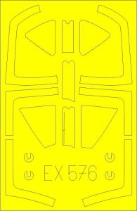 Eduard EX576 Harrier T.2/ T.4/ T.8 KINETIC MODEL 1/48