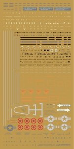 HobbyDecal ST32026V1 F-16 Stencils 4 ver 1 for 1/32 Academy kit