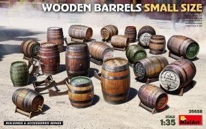 Mini Art 35658 Wooden Barrels Small Size 1/35
