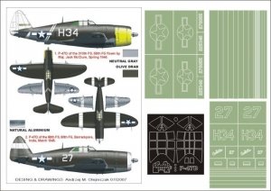 Montex K32121 P-47D Razorback 1/32