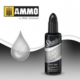 AMMO of Mig Jimenez A.MIG 0856 LIGHT GREY SHADER 10ML