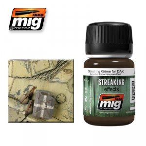 AMMO of Mig Jimenez 1201 STREAKING GRIME FOR DAK 35ml