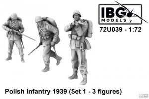 IBG 72U039 Polish Infantry 1939 Set 1 (3d printed - 3 figures) 1/72