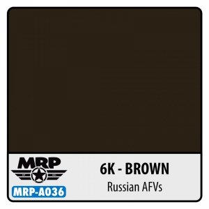 Mr. Paint MRP-A036 6K Russian AFV Brown - aqua colors - 17ml