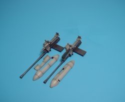 Aires 7095 Ju 87G 2 x 3,7 cm Bordkanone pods 1/72 HASEGAWA