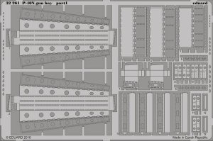 Eduard 32261 P-40N gun bay HASEGAWA 1/32