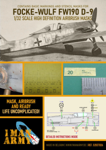 1 Man Army 32DET026 Focke Wulf 190 D9 1/32