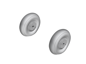 CMK Q48364 Reggiane Re 2005 Main Wheels 1/48