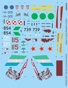 Eduard D72026 Mi-24V around the World Zvezda 1/72