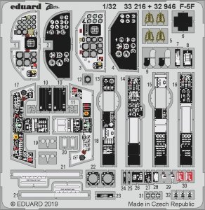 Eduard 32946 F-5F interior 1/32 KITTY HAWK