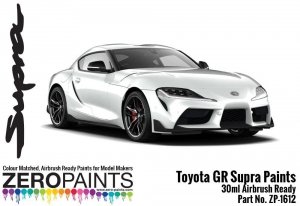 Zero Paints ZP-1612-SM Toyota GR Supra Silver Metallic Paint 30ml