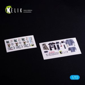 Kelik K72068 RF-4B - interior 3D decals for Hasegawa kit (1/72)