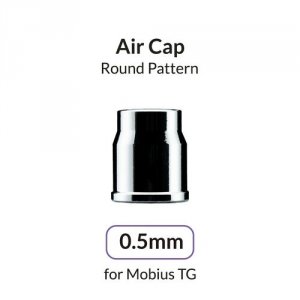 Gaahleri 44117 0,5 mm Round Pattern Nozzle Air Cap for Mobius TG