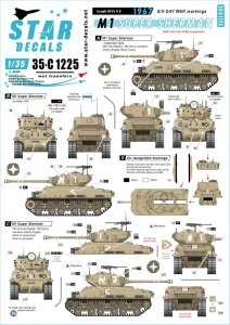 Star Decals 35-C1225 Israeli AFVs 8 1/35