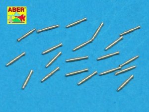 Aber 350L-22 Set of 20 pcs QF 2-pdr 40 mm Mk.VIII Pom Pom barrels for Royal Navy ships (1:350)