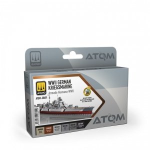 AMMO by Mig Jimenez 20601 ATOM Set German KRIEGSMARINE WWII 6x20ml