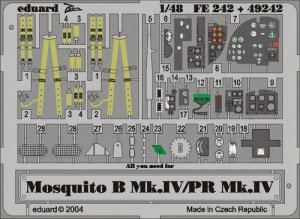 Eduard FE242 Mosquito B. Mk. IV/ PR Mk. IV 1/48 Tamiya