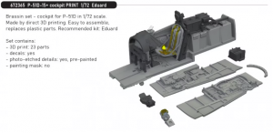 Eduard 672365 P-51D-15+ cockpit PRINT EDUARD 1/72
