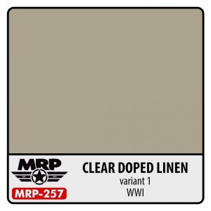 Mr. Paint MRP-257 Clear Doped Linen Variant 1 WWI 30ml