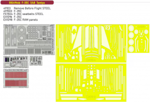 Eduard BIG49446 F-35C TAMIYA 1/48
