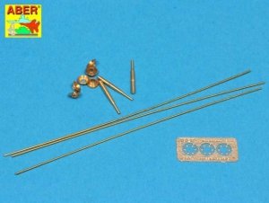 Aber R-33 Set of aerials for Russian Tanks like: T-34; T-55; T62; T-72 and other AVF  (1:35)