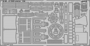 Eduard 32427 TF-104G exterior ITALERI 1/32