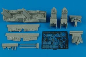 Aires 4454 F-16D block 30 fighting Falcon cockpit set 1/48 Hasegawa