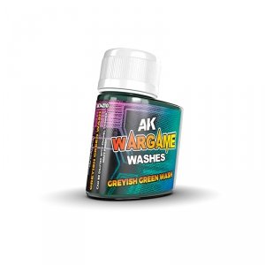 AK Interactive AK14210 GREYISH GREEN WASH – WARGAME SERIES 35ml