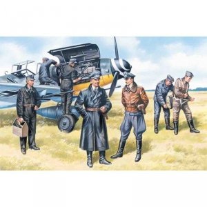 ICM 48082 WWII Luftwaffe Pilots and Ground Personnel 39-45 (1:48)