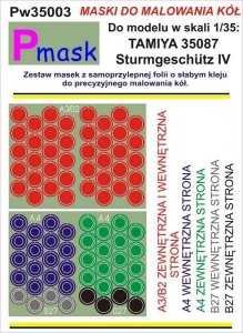 P-Mask PW35003 STURMGESCHUTZ IV TAMIYA 35087 (1:35)