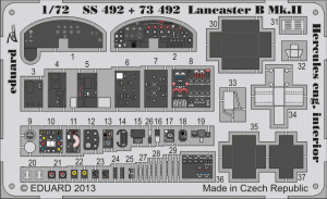 Eduard SS492 Lancaster B Mk. II interior S. A. 1/72 AIRFIX