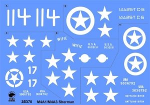 ToRo Model 35D70 - US Army Shermans at ETO vol.1 1/35
