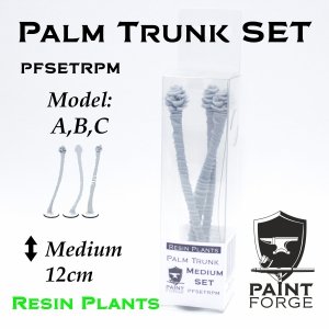 Paint Forge PFSETRPM Resin Plants PALM TRUNK SET M
