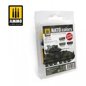 AMMO of Mig Jimenez 7188 NATO Colors Set 3x17ml