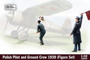IBG 32006 Polish Pilot and Ground Crew 1939 Figure Set  1/32
