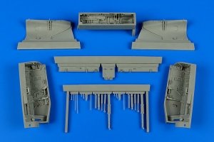 Aires 4610 Jas-39 Gripen wheel bay 1/48 Kitty Hawk