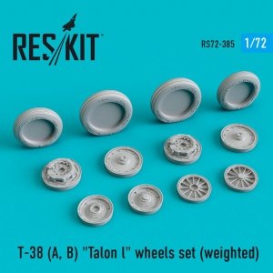 RESKIT RS72-0385 T-38 (A, B) TALON L WHEELS SET (WEIGHTED) 1/72