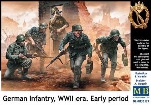 Master Box 35177 German Infantry WWII era. Early period 1/35