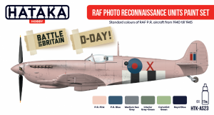 Hataka HTK-AS23 RAF Photo Reconnaissance Units paint set (6x17ml)