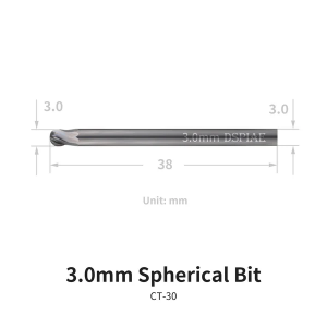 DSPIAE CT-30 Chamfering Tool Spherical Bit 3,0 mm