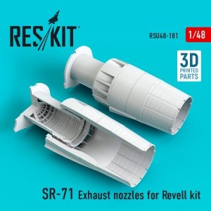 RESKIT RSU48-0181 SR-71 BLACKBIRD EXHAUST NOZZLES FOR REVELL KIT 1/48