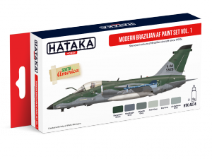 Hataka HTK-AS74 Modern Brazilian AF paint set vol. 1 (6x17ml)